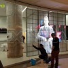 Israel Poalim Digital Bank glass transparent LED display - Nexnovo