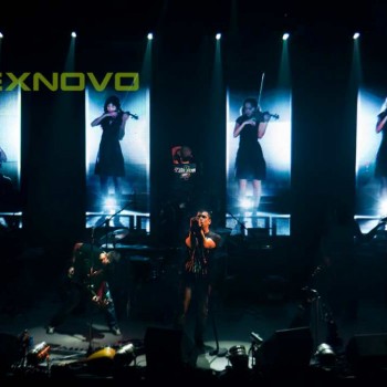 Greece music stage transparent LED display - Nexnovo